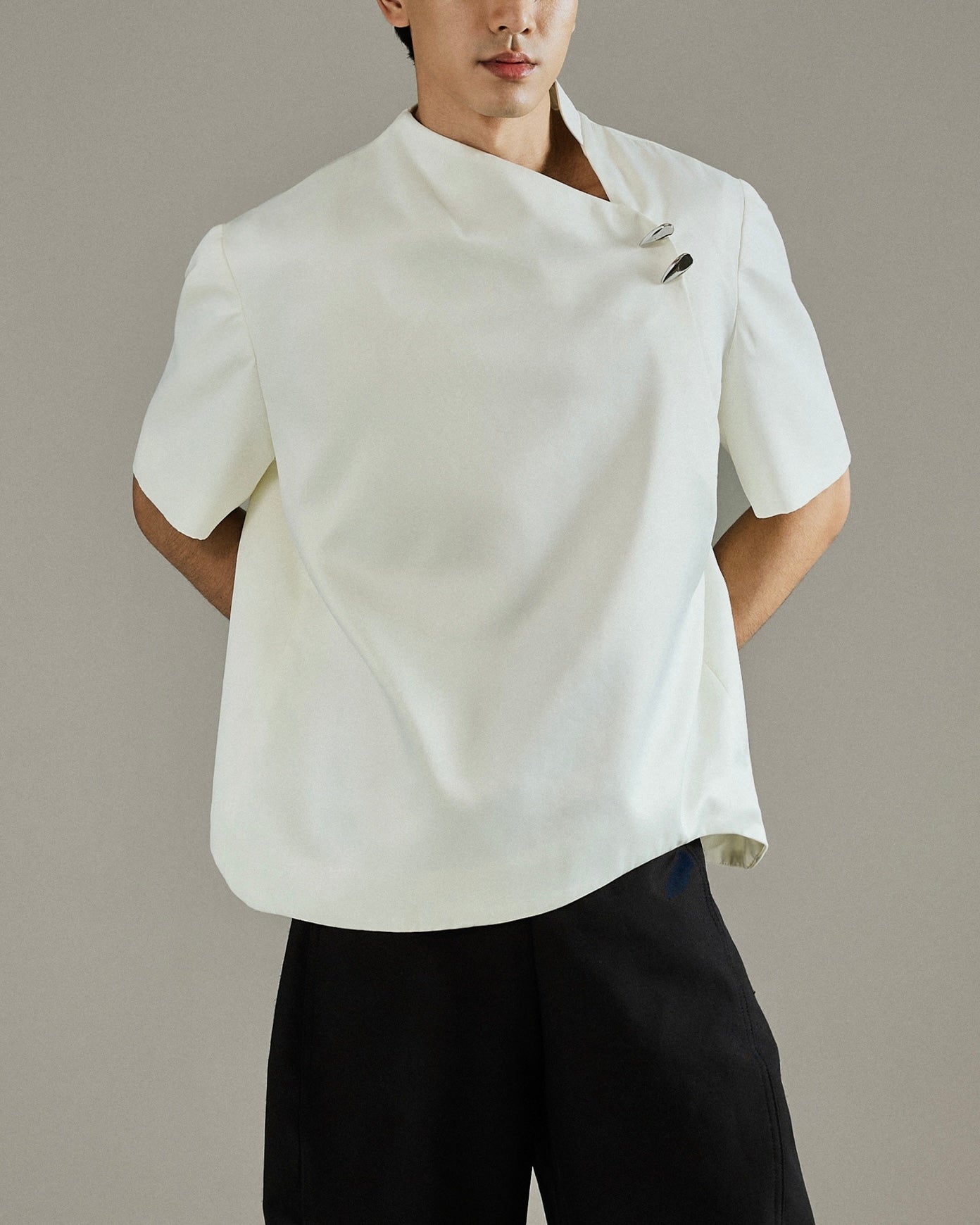 CURVE EDGE MEN'S SHIRT CREAM