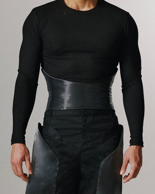 LIQUID METAL WAIST CORSET