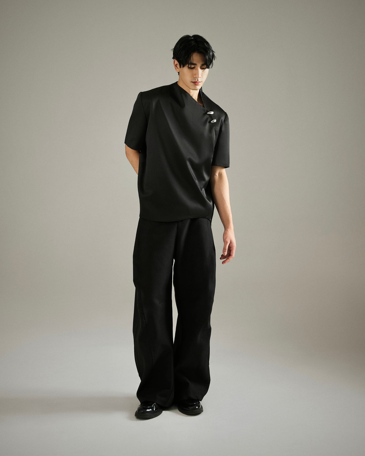 CURVE EDGE MEN'S SHIRT BLACK