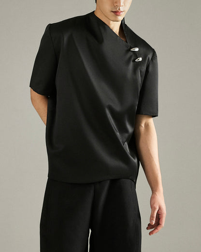 CURVE EDGE MEN'S SHIRT BLACK