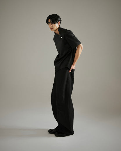 CURVE EDGE MEN'S SHIRT BLACK