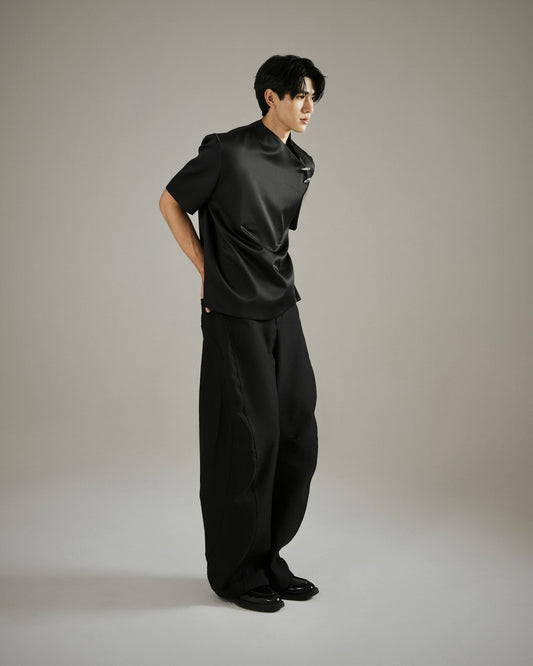 CURVE EDGE MEN'S SHIRT BLACK